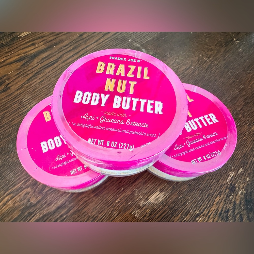 Trader Joe's Brazil Nut Body Butter. 3 pack. Brand new.